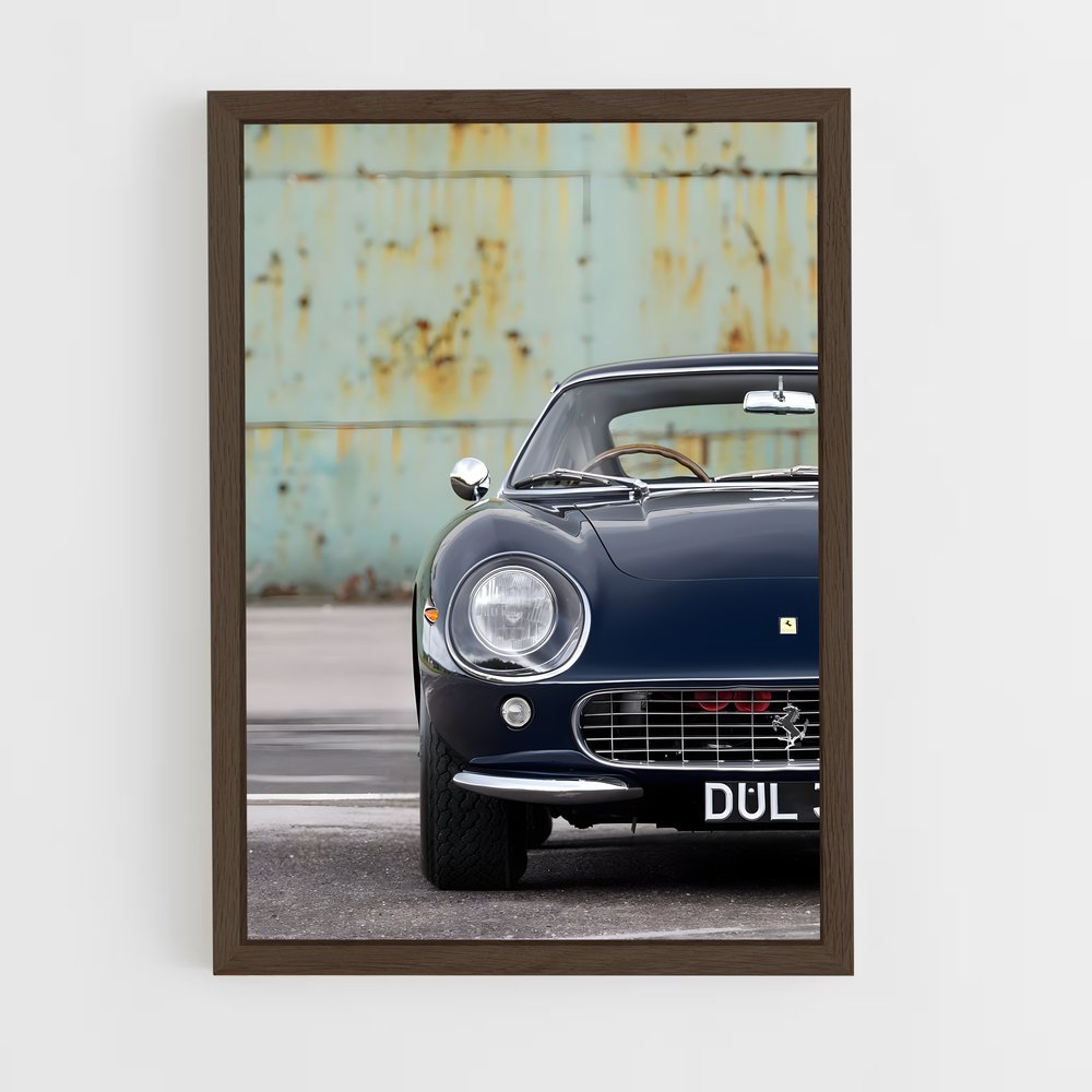 Poster Ferrari Noir (vue 5)